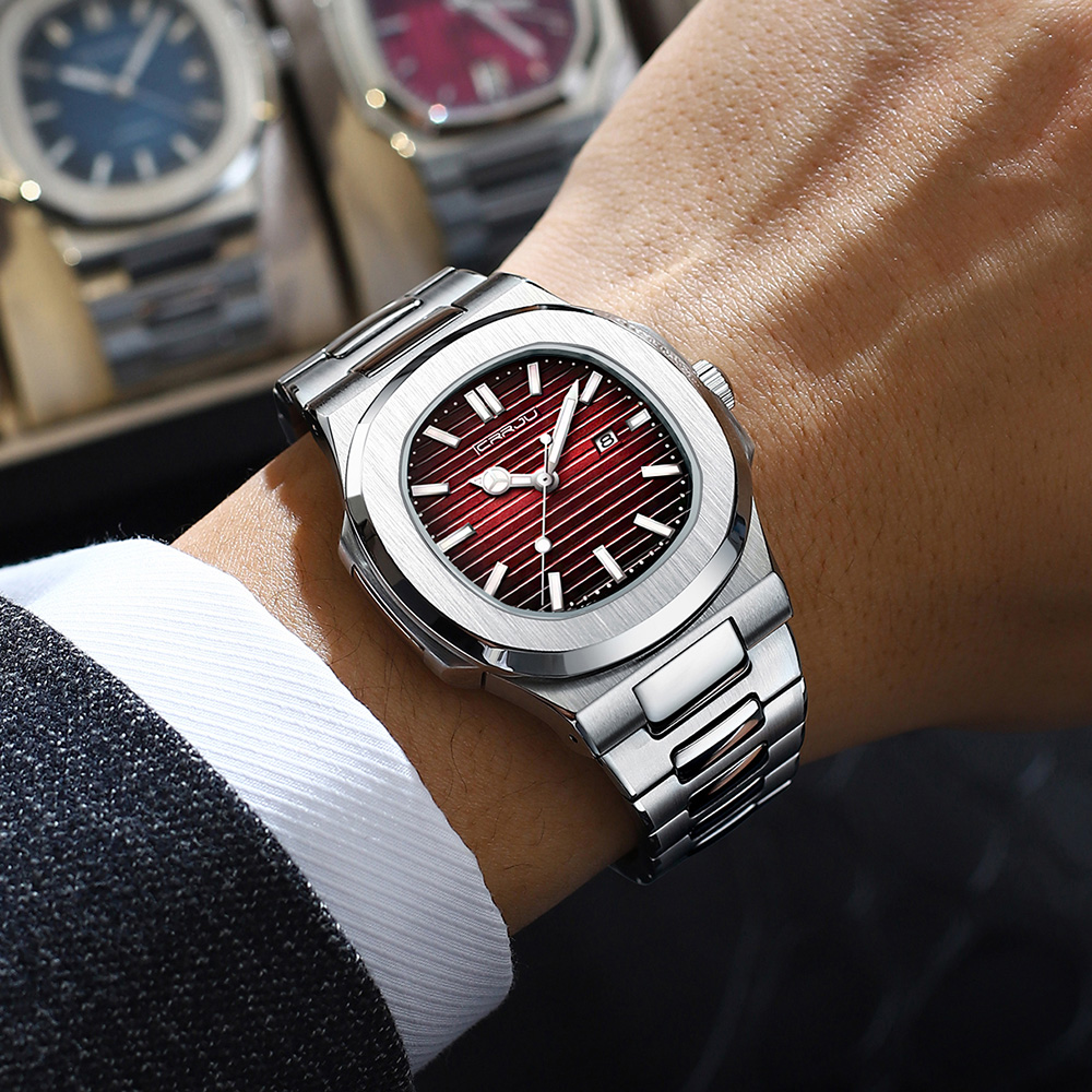 Luxury Watch Top 10 - CRRJU العلامة التجارية الفاخرة رجل ساعة