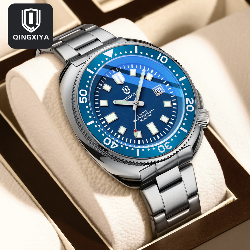 Luxury Watch Magazine - QINGXIYA العلامة التجارية الموضة الكلاسيكية الأزرق