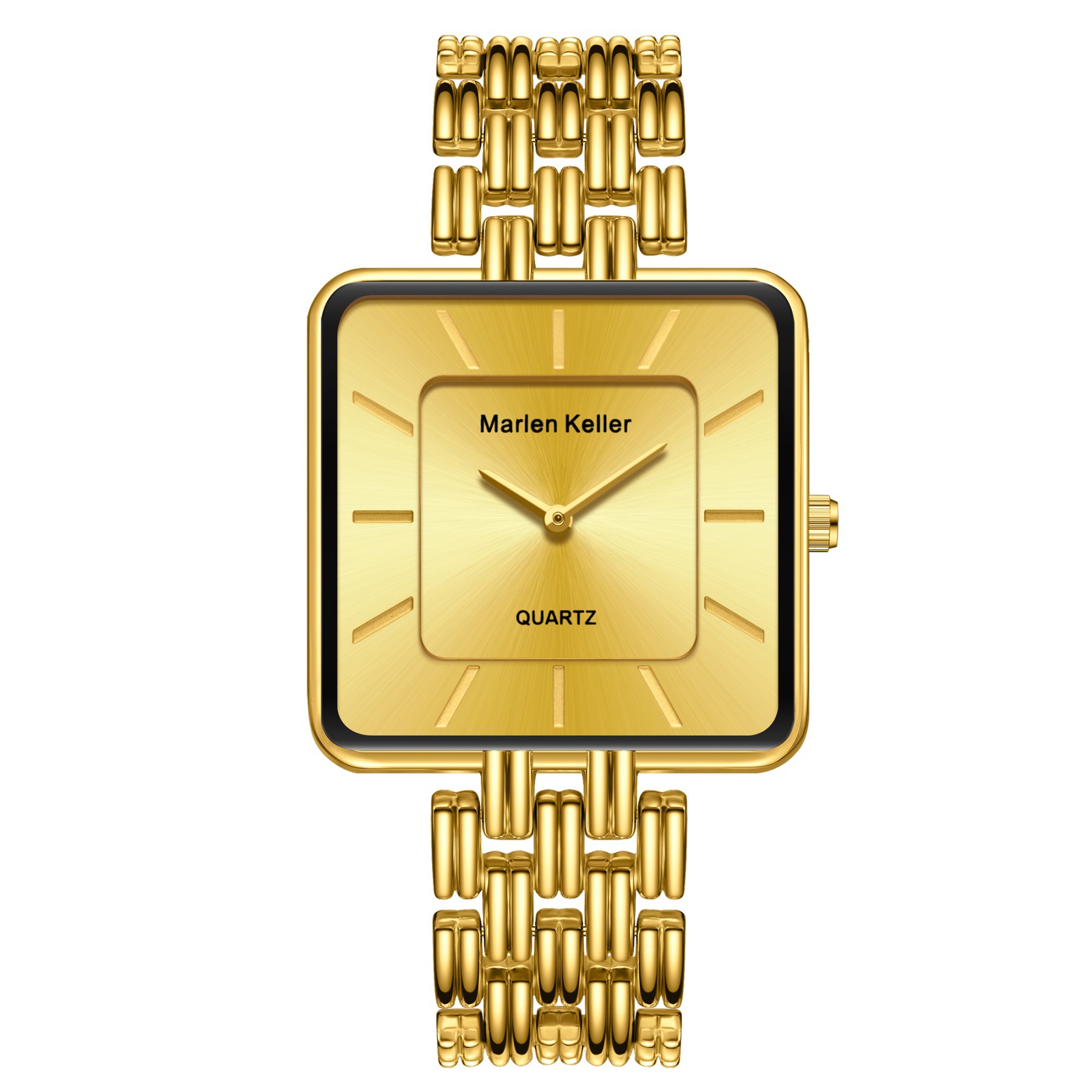 ساعة سوار نسائية ذهبية مربعة م - مراجعة Luxury Watch Top 10 وسعره