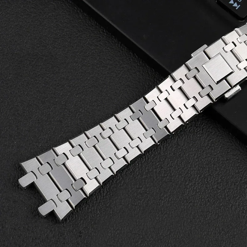 سوار ساعة من الفولاذ المقاوم ل - مراجعة Audemars Piguet Watch Royal Oak وسعره