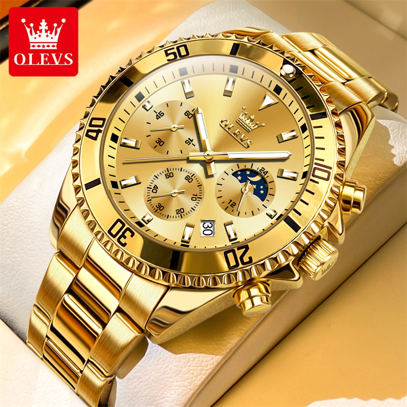 OLEVS مشاهدة الرجال العلامة ال - مراجعة Luxury Watch Magazine وسعره