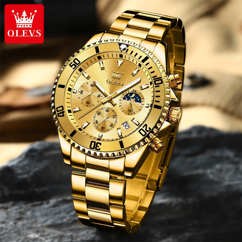OLEVS مشاهدة الرجال العلامة ال - مراجعة Luxury Watch Magazine وسعره
