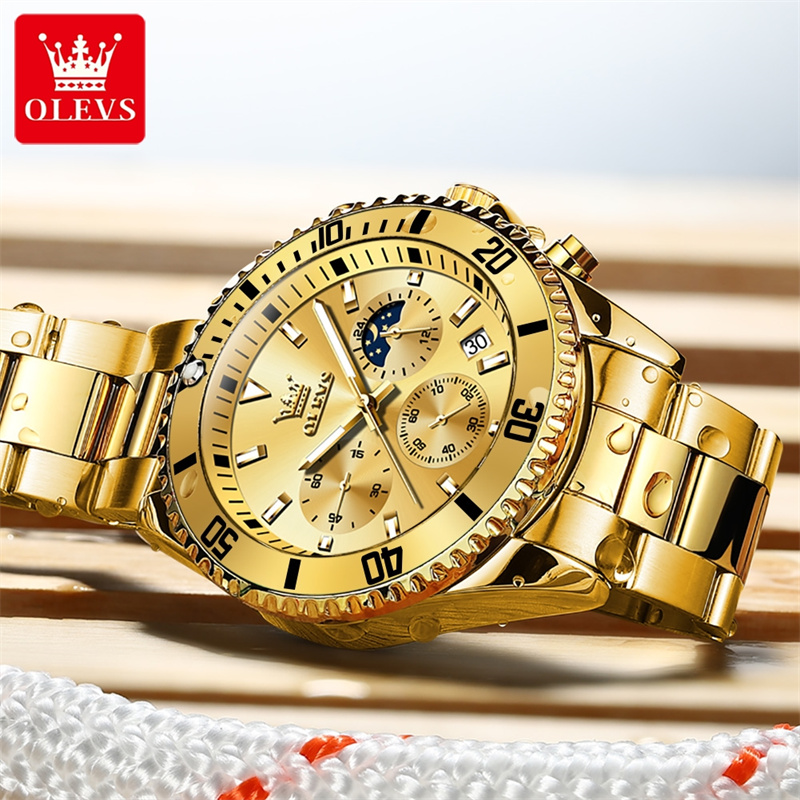 OLEVS مشاهدة الرجال العلامة ال - مراجعة Luxury Watch Magazine وسعره