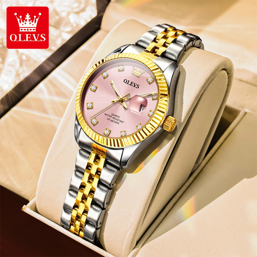 ساعات OLEVS 3705 للنساء من أفض - مراجعة Luxury Watch Top 10 وسعره
