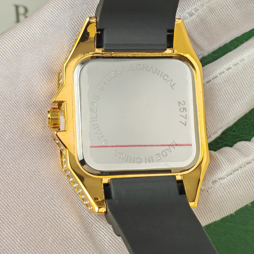ساعة يد رجالية عصرية مربعة الش - مراجعة Luxury Watch Iceberg وسعره