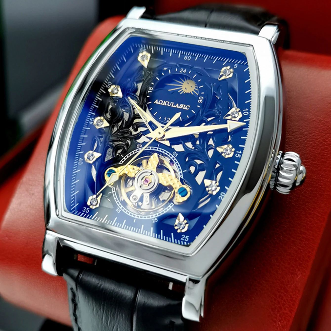 ساعة أوكولاسيك توربيون ميكانيك - مراجعة Luxury Watch Iceberg وسعره
