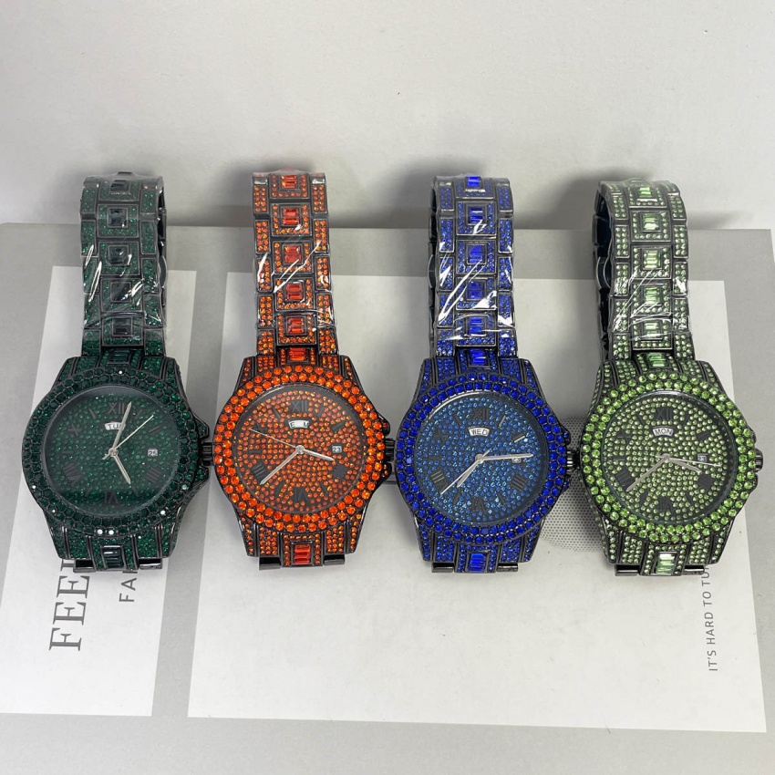 ساعة رجالية فاخرة جديدة مرصعة  - مراجعة Luxury Watch Iceberg وسعره