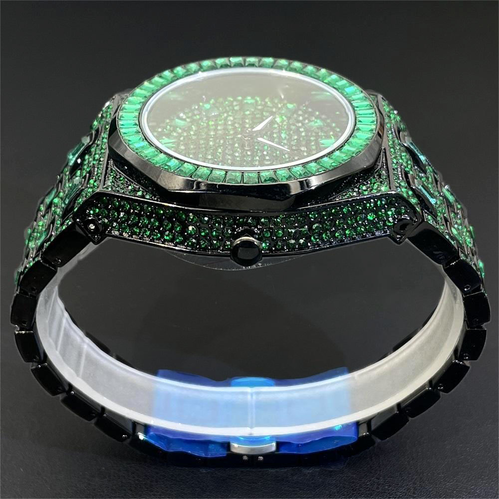 2024 الهيب هوب الأخضر ساعة ماس - مراجعة Luxury Watch Iceberg وسعره