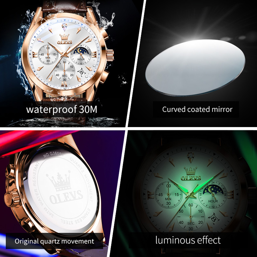 OLEVS العلامة التجارية الجديدة - مراجعة Luxury Watch Magazine وسعره