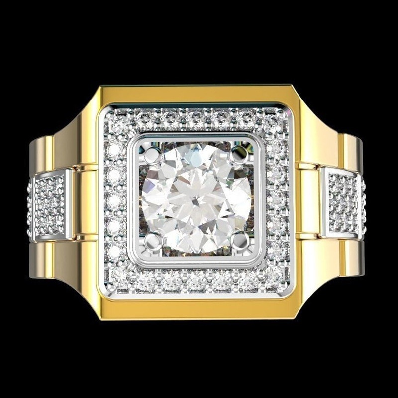 خواتم كريستالية بيضاء بالكامل  - مراجعة Luxury Watch Iceberg وسعره